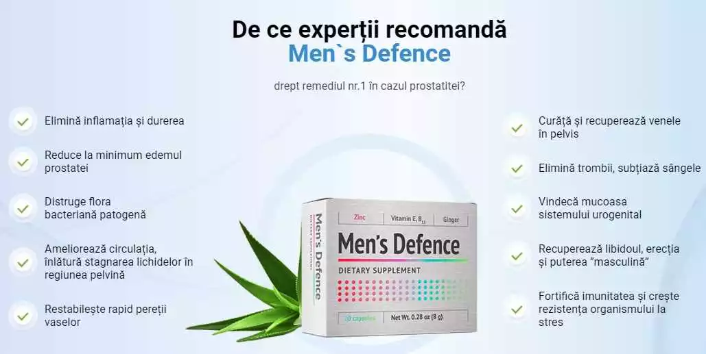 Men’s Defence disponibil acum în farmaciile din Sibiu: soluția eficientă pentru sănătatea masculină