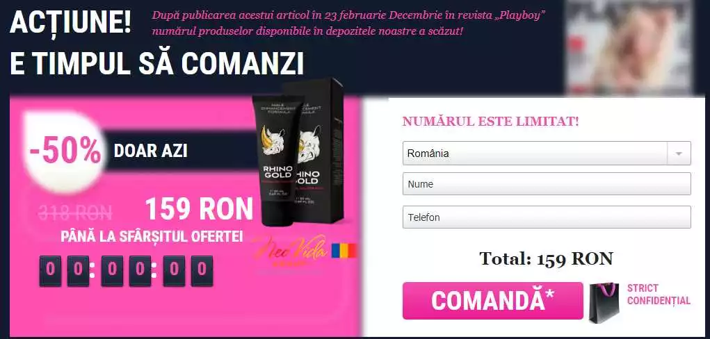 Rhino Gold Gel – de unde să-l cumperi în România? Comandă acum de pe site-ul oficial!